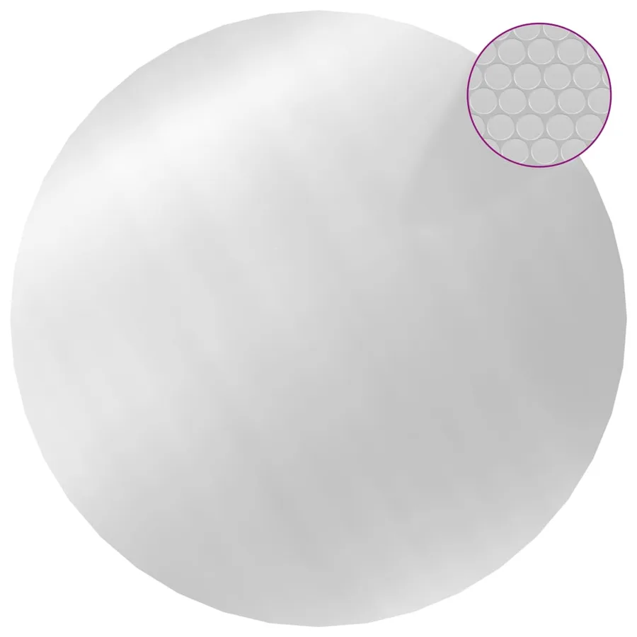 Couverture de piscine Argenté 455 cm PE - 3