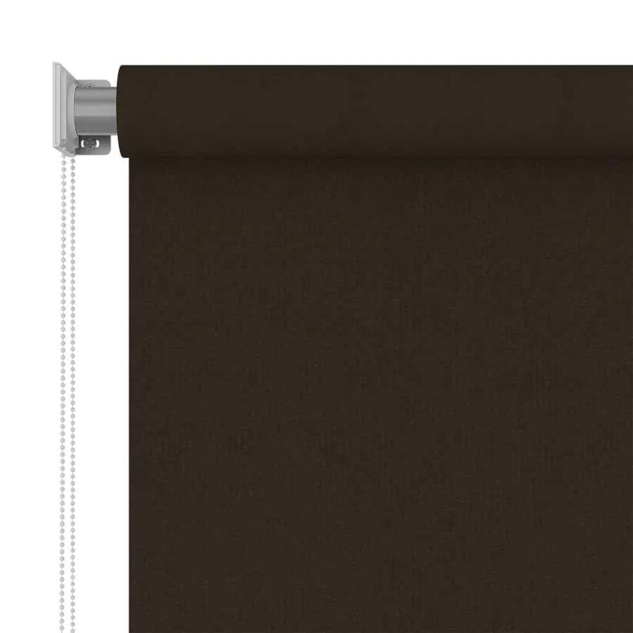 Store roulant d'extérieur 125 (l) x 140 (H) cm marron - 3