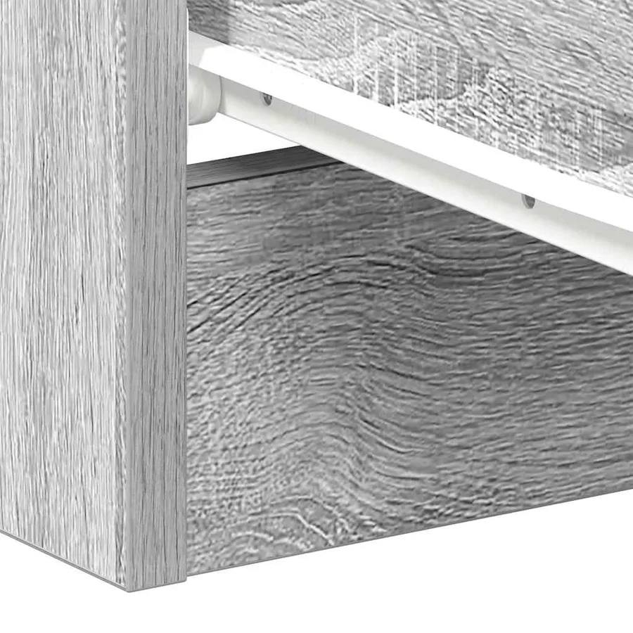 Table de chevet Sonoma gris 38x35x56 cm Bois d'ingénierie - 10