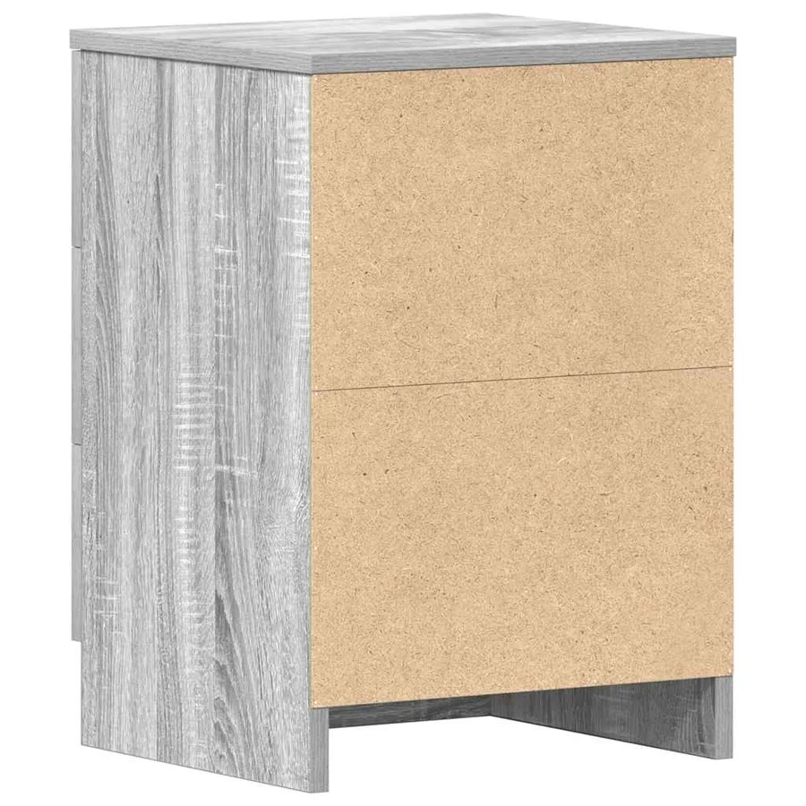 Table de chevet Sonoma gris 38x35x56 cm Bois d'ingénierie - 8