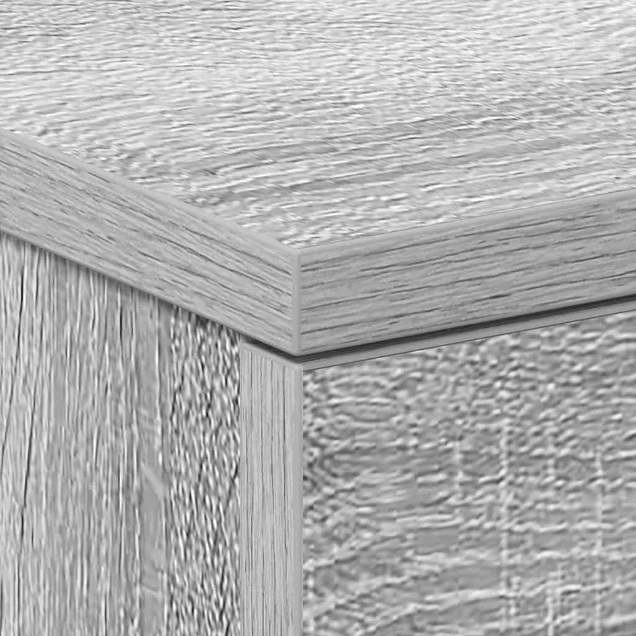 Table de chevet Sonoma gris 38x35x56 cm Bois d'ingénierie - 9