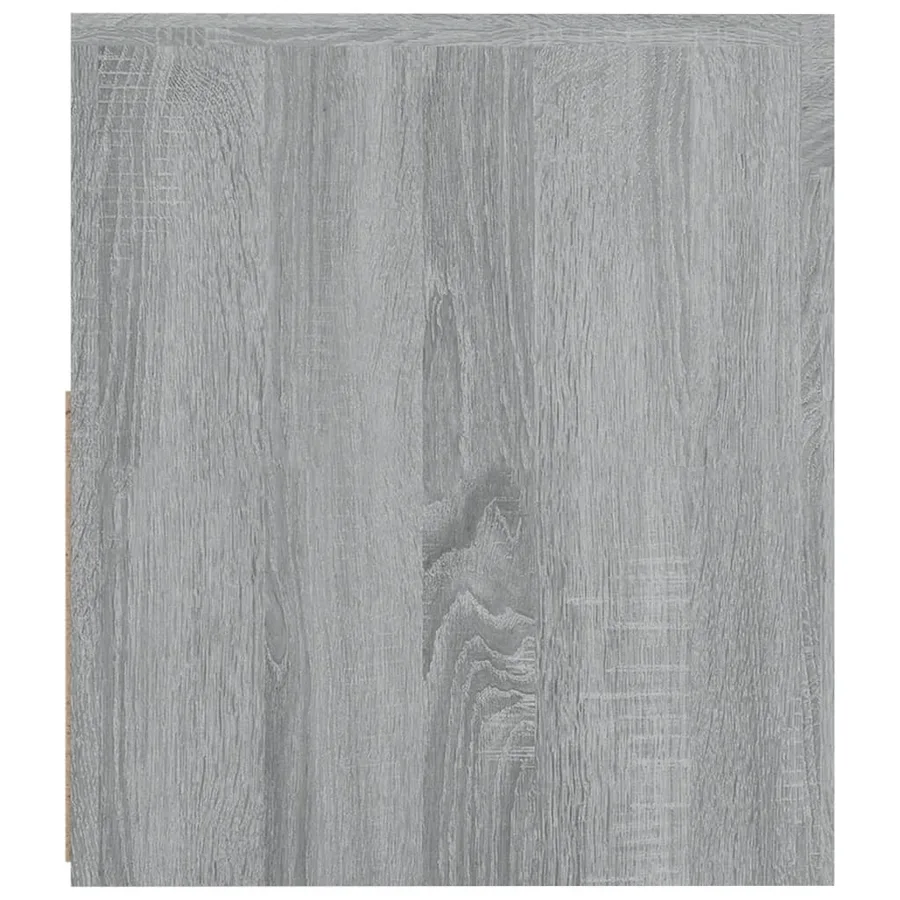 Tables de chevet 2 pcs avec LED sonoma gris 60x35x40 cm - 6