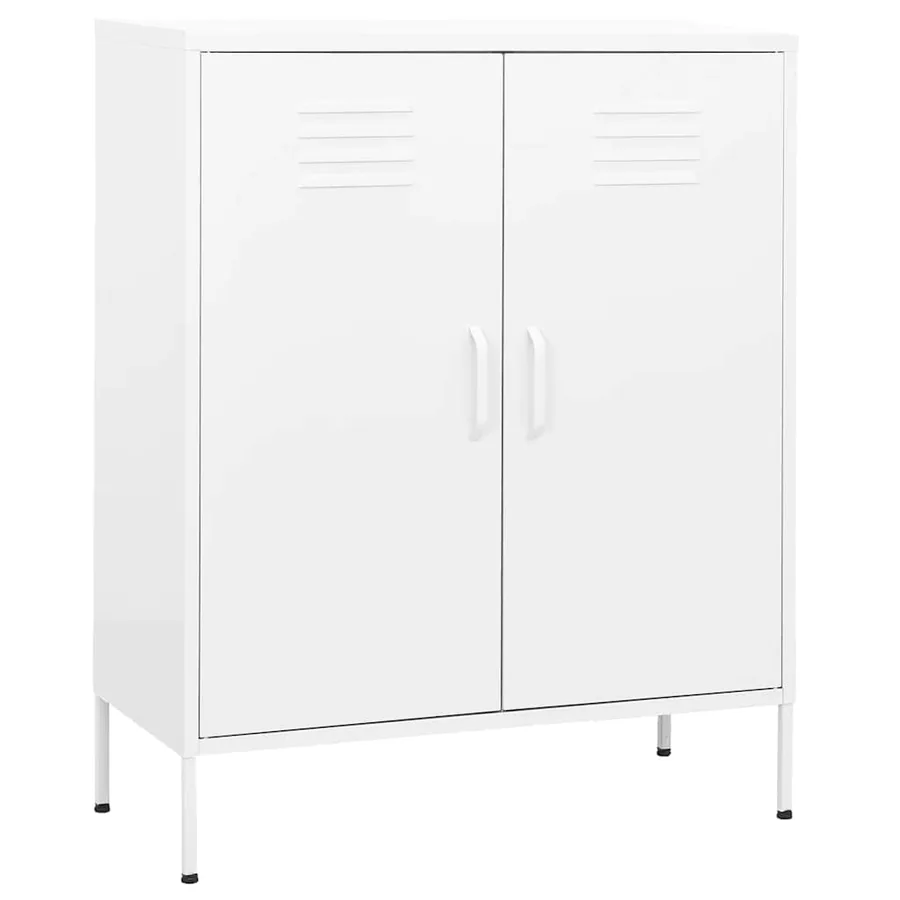 Armoire de rangement Blanc 80x35x101,5 cm Acier