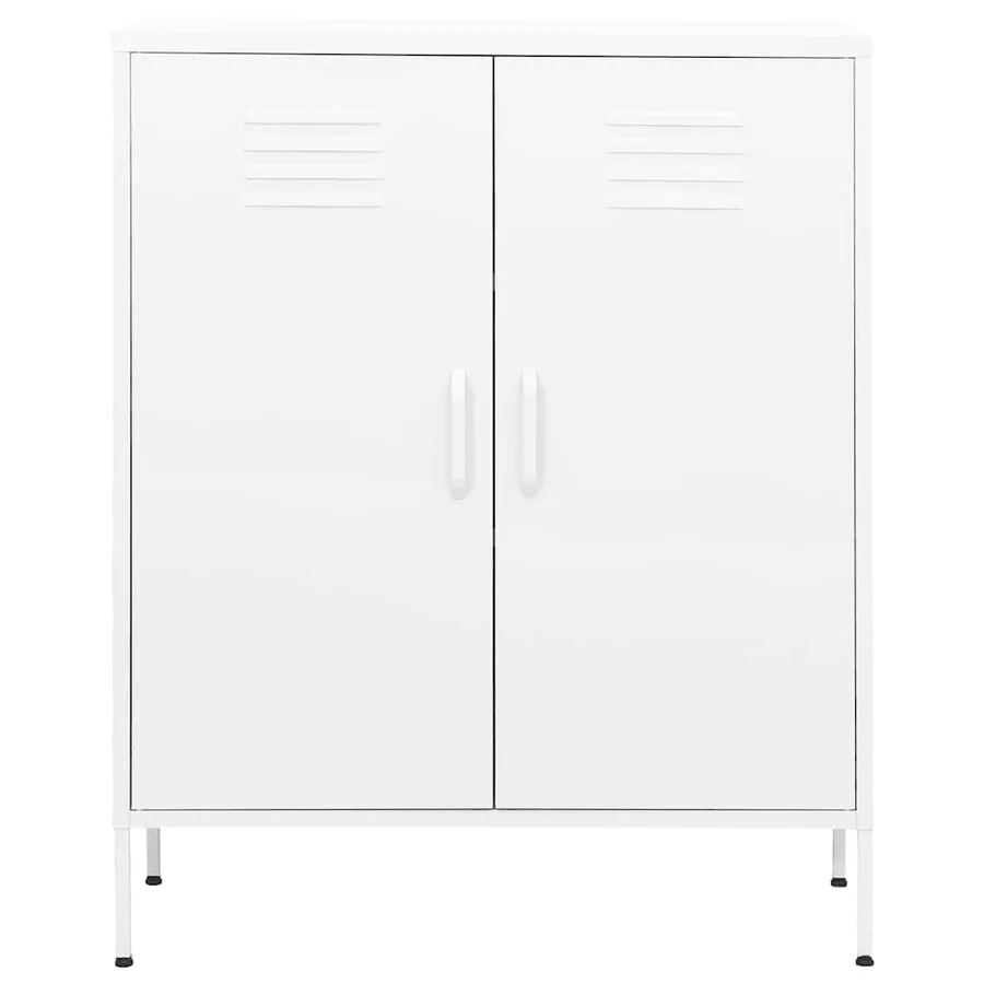 Armoire de rangement Blanc 80x35x101,5 cm Acier - 3