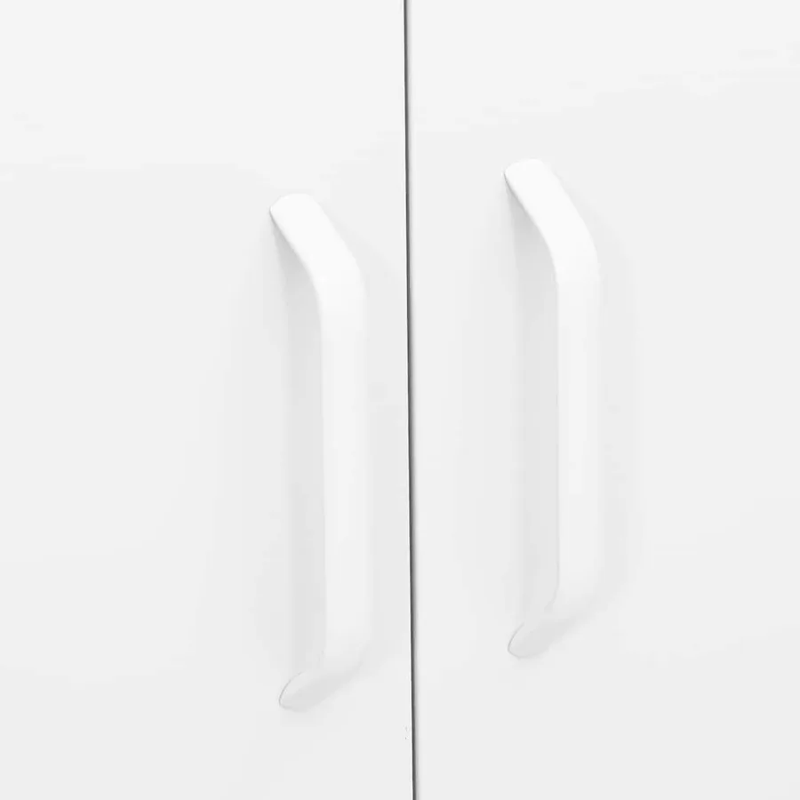 Armoire de rangement Blanc 80x35x101,5 cm Acier - 8