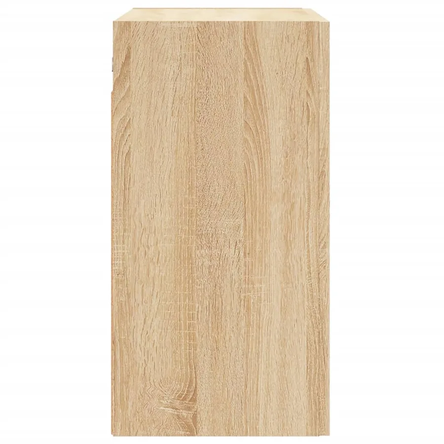 Armoire murale chêne sonoma 60x31x60 cm bois d'ingénierie - 7