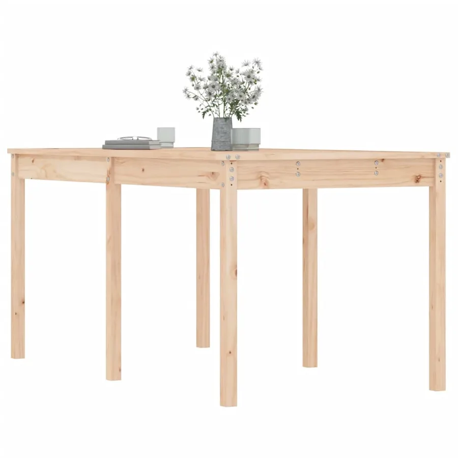 Table de jardin 159,5x82,5x76 cm bois massif de pin - 4