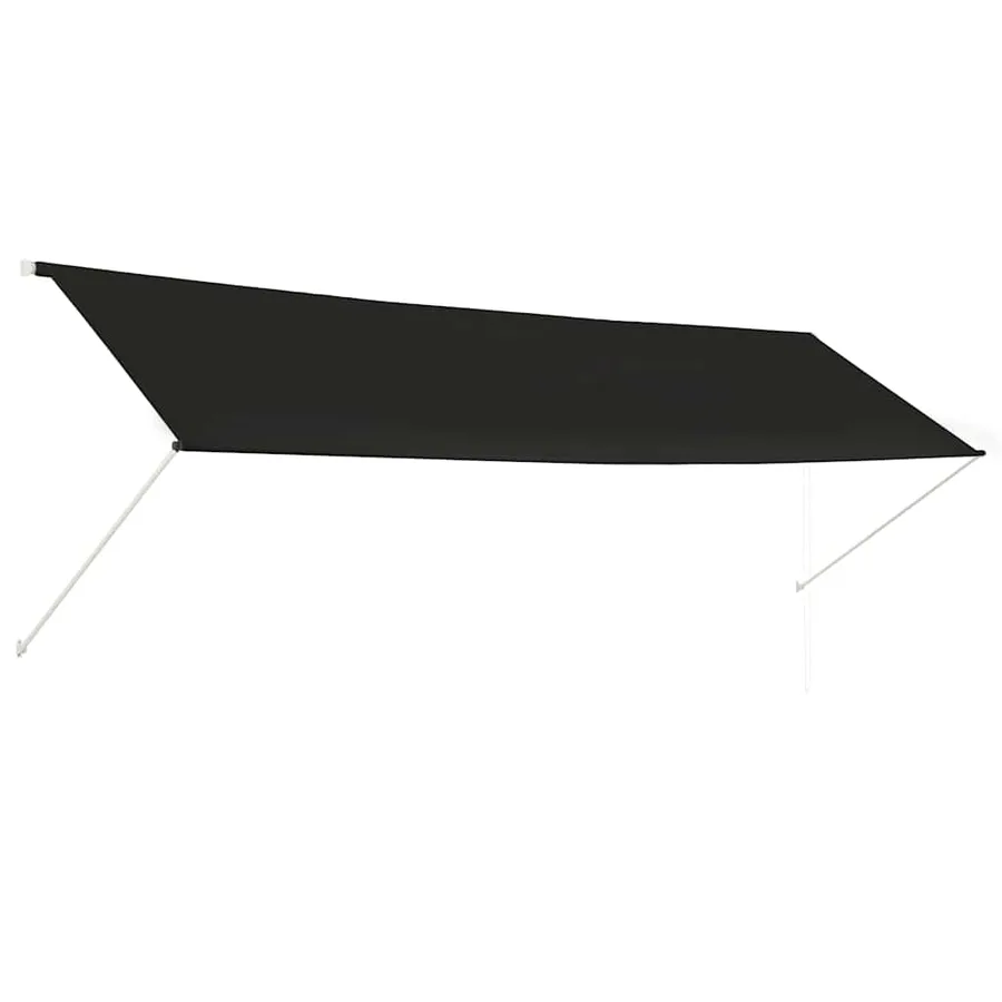 Auvent rétractable 400x150 cm Anthracite - 2