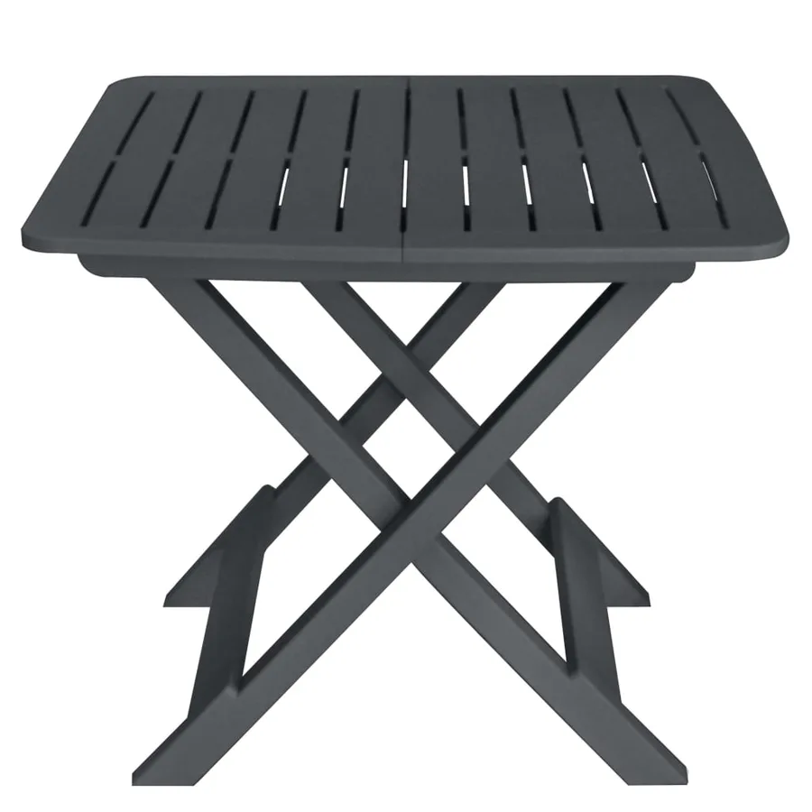 Ensemble de bistro pliable 3 pcs Plastique Anthracite - 2