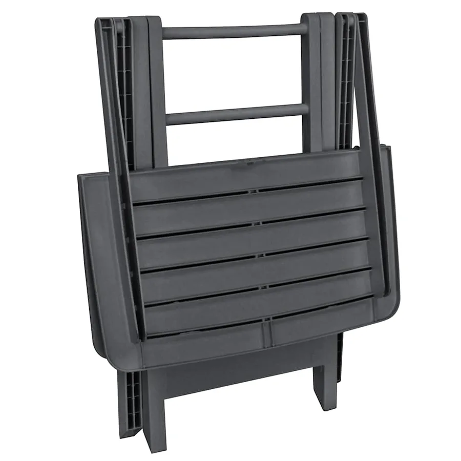 Ensemble de bistro pliable 3 pcs Plastique Anthracite - 7