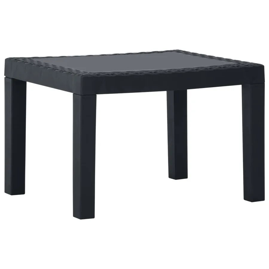 Salon de jardin 3 pcs avec coussins Plastique Gris - 3