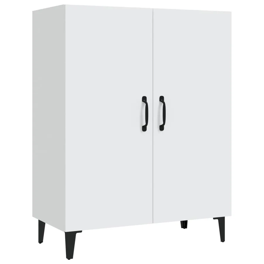 Buffet Blanc 70x34x90 cm Bois d'ingénierie - 2