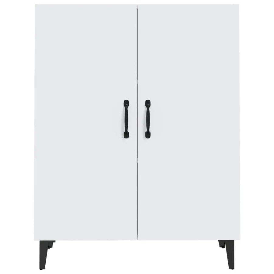 Buffet Blanc 70x34x90 cm Bois d'ingénierie - 3