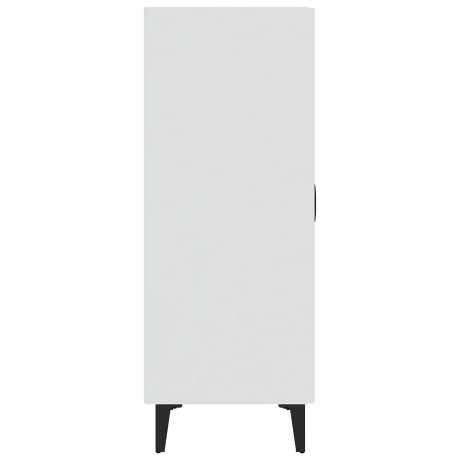 Buffet Blanc 70x34x90 cm Bois d'ingénierie - 5