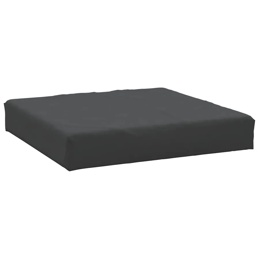 Coussin de palette noir 60x60x6 cm tissu oxford - 2