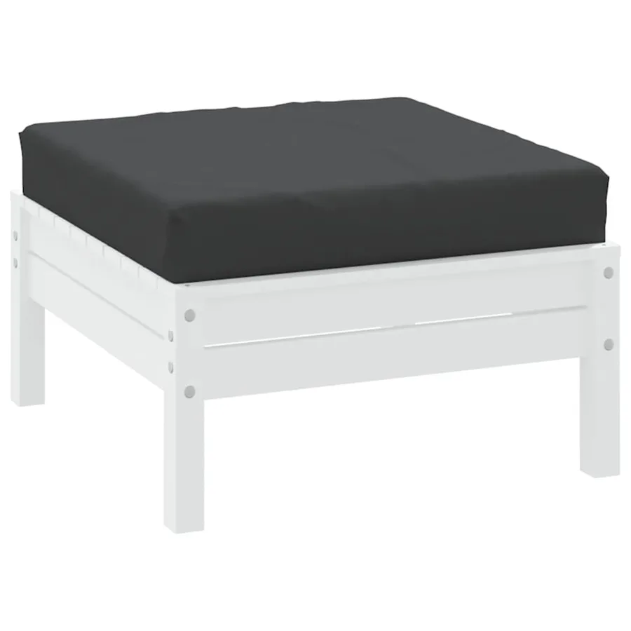 Coussin de palette noir 60x60x6 cm tissu oxford - 3