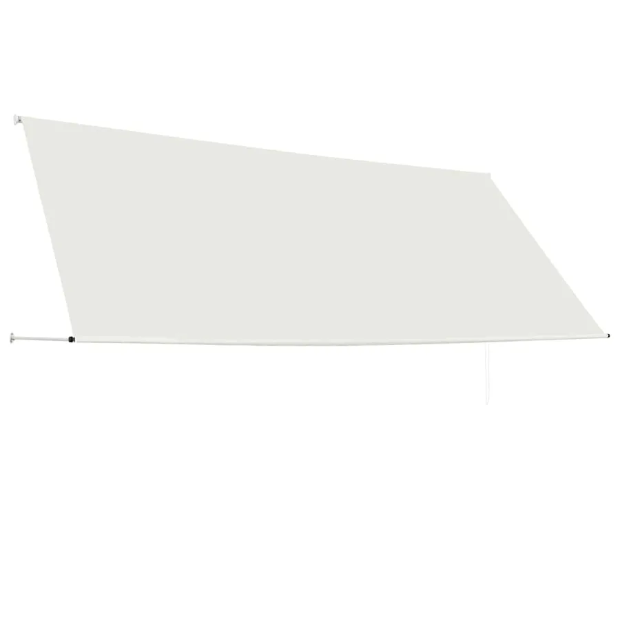 Auvent rétractable 350x150 cm Crème - 4
