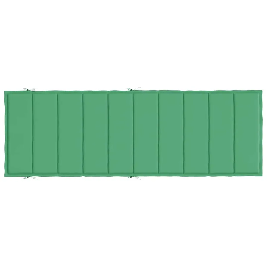 Coussin de chaise longue vert 186x58x4 cm tissu oxford - 5