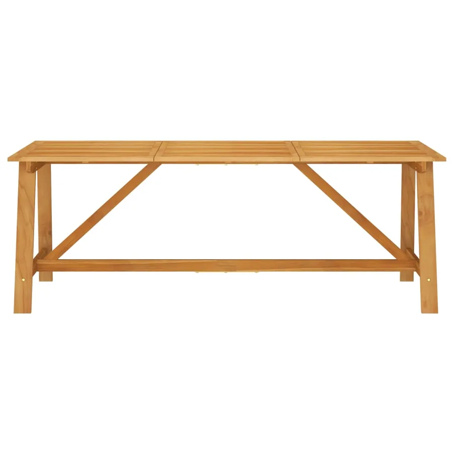 Ensemble à manger de jardin 7 pcs Marron - 3
