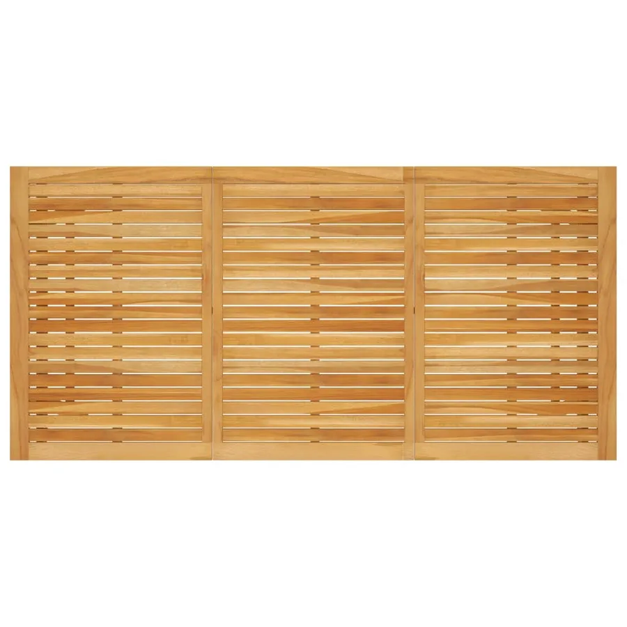 Ensemble à manger de jardin 7 pcs Marron - 10