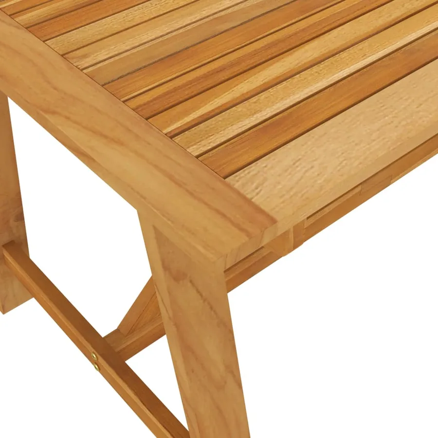 Ensemble à manger de jardin 7 pcs Marron - 13