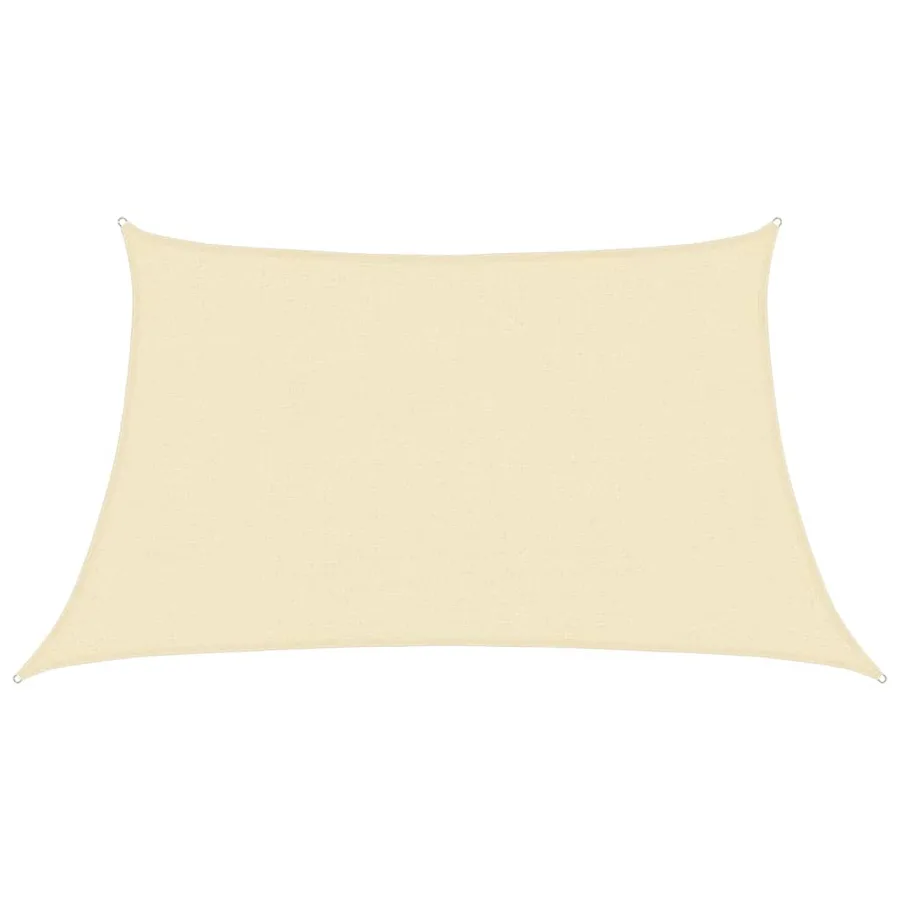 Voile d'ombrage 160 g/m² Crème 3/4x2 m PEHD - 2
