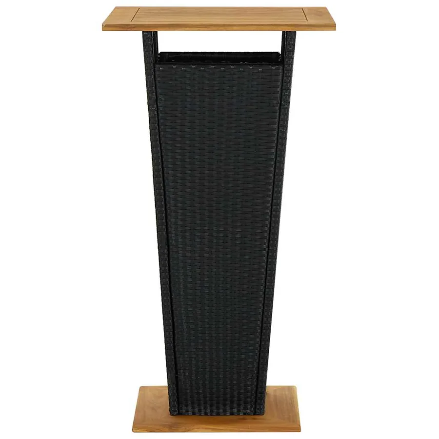 Ensemble de bar de jardin 5 pcs Noir - 4