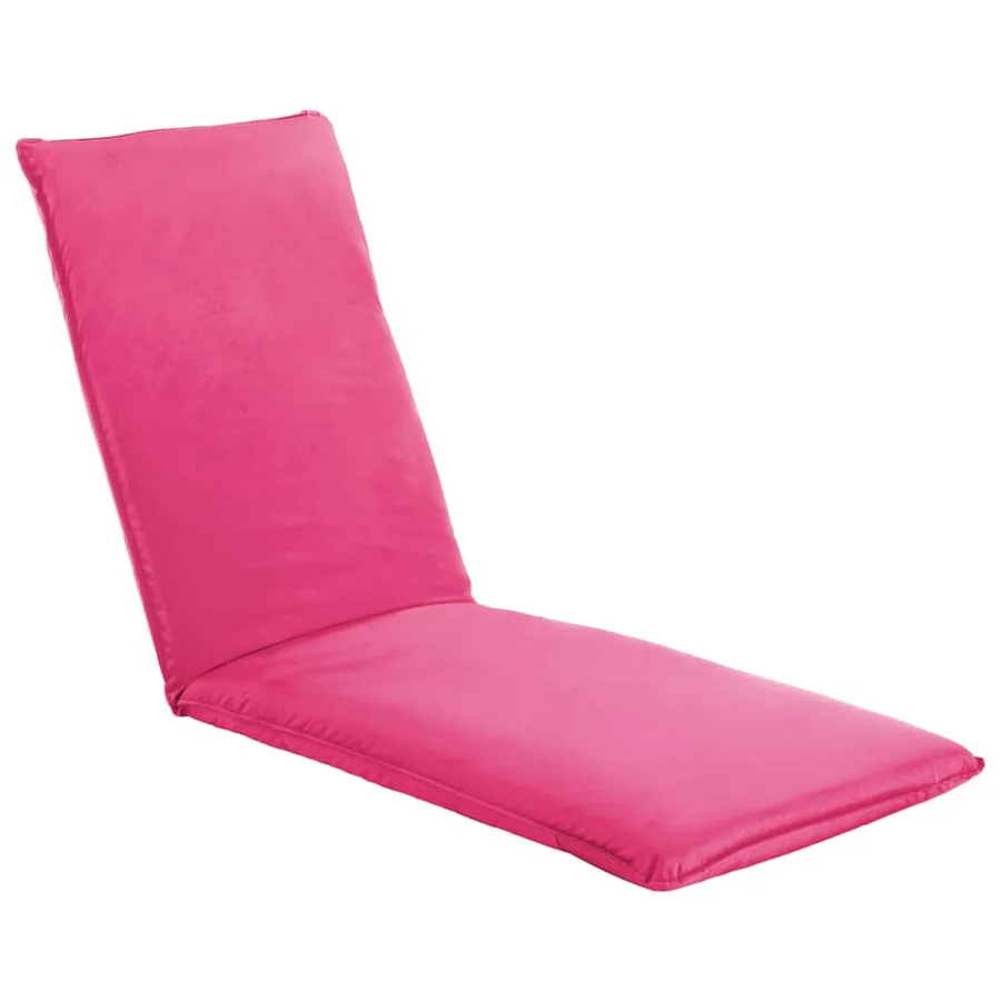Chaise longue pliable Tissu Oxford Marron - 11