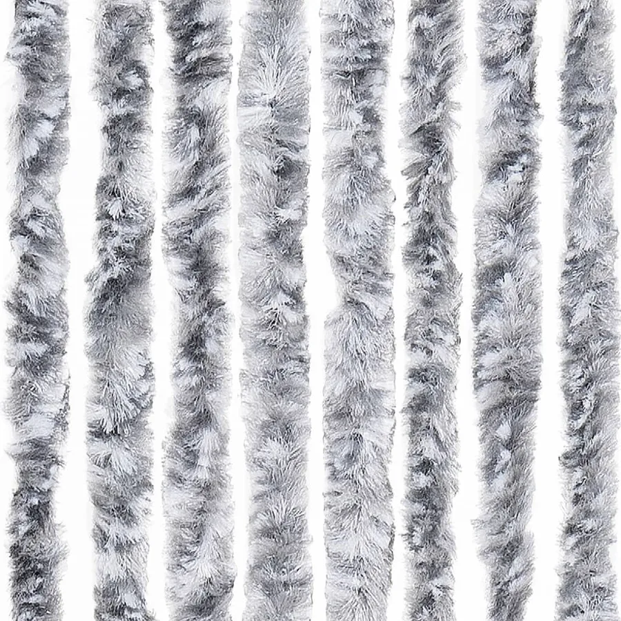 Moustiquaire Blanc et gris 90x200 cm Chenille - 6