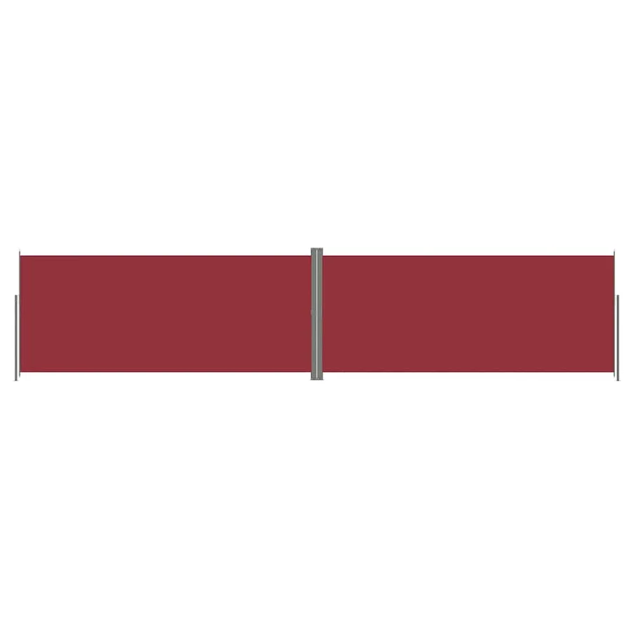 Auvent latéral rétractable Rouge 220x1000 cm - 2
