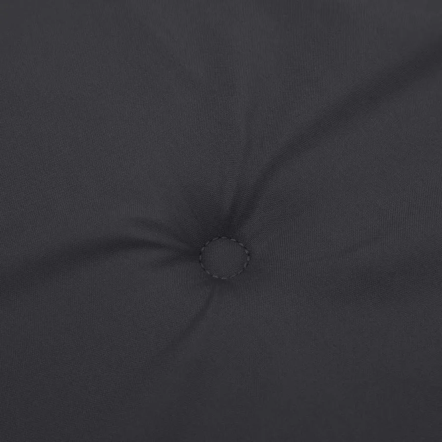Coussin de chaise de terrasse noir (75+105)x50x4 cm - 6