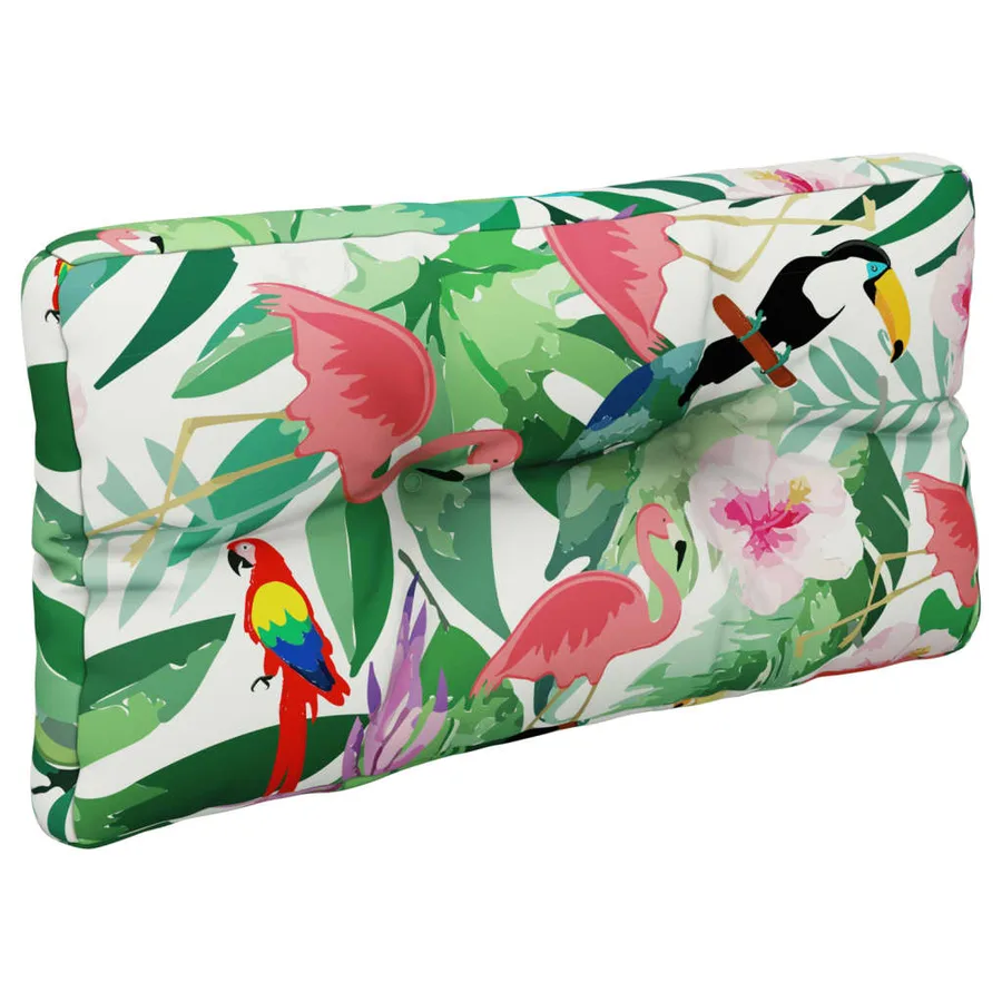 Coussins de palette lot de 2 multicolore tissu - 4
