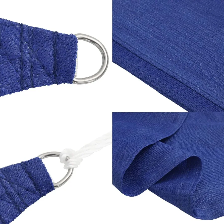 Voile d'ombrage 160 g/m² Bleu 3/4x2 m PEHD - 6