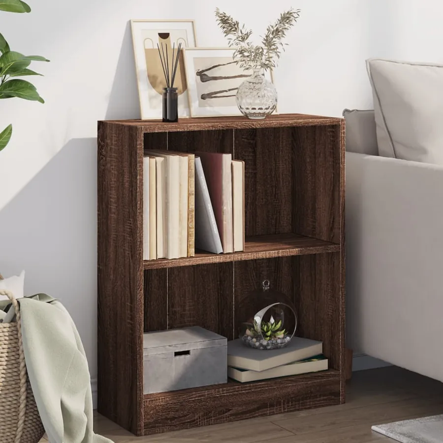 Bibliothèque Chêne marron 60x24x76 cm Bois d'ingénierie