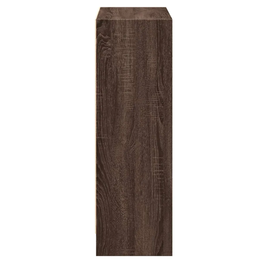 Bibliothèque Chêne marron 60x24x76 cm Bois d'ingénierie - 5