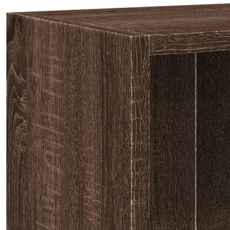 Bibliothèque Chêne marron 60x24x76 cm Bois d'ingénierie - 6