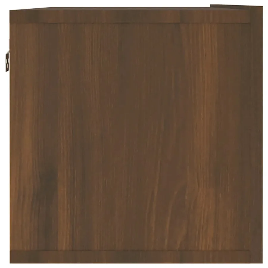 Armoire murale TV Chêne marron 120x30x30 cm Bois d'ingénierie - 6