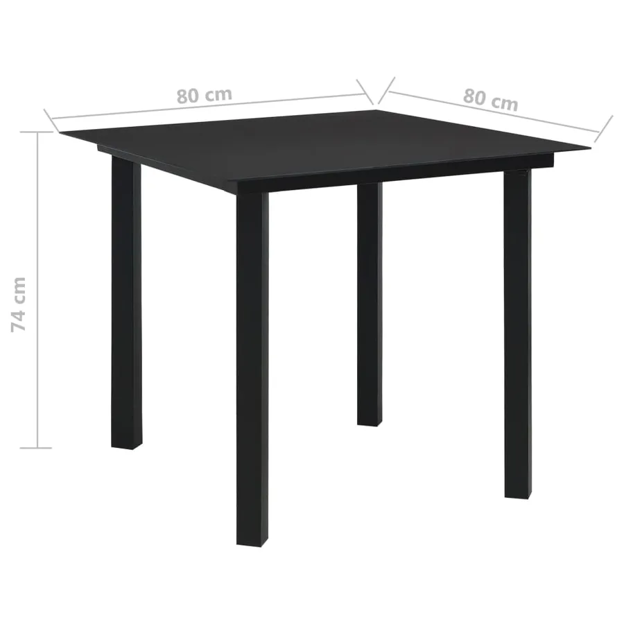 Ensemble à manger de jardin 5 pcs - 13