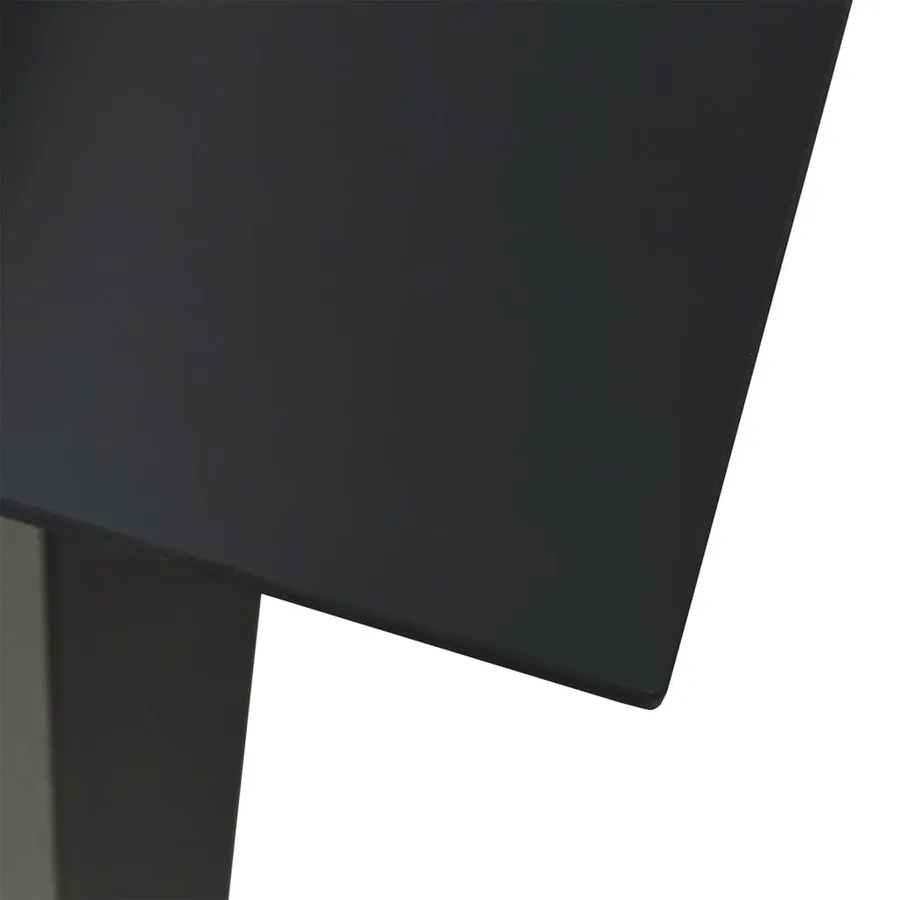 Ensemble à manger de jardin 5 pcs Noir Rotin PVC - 10