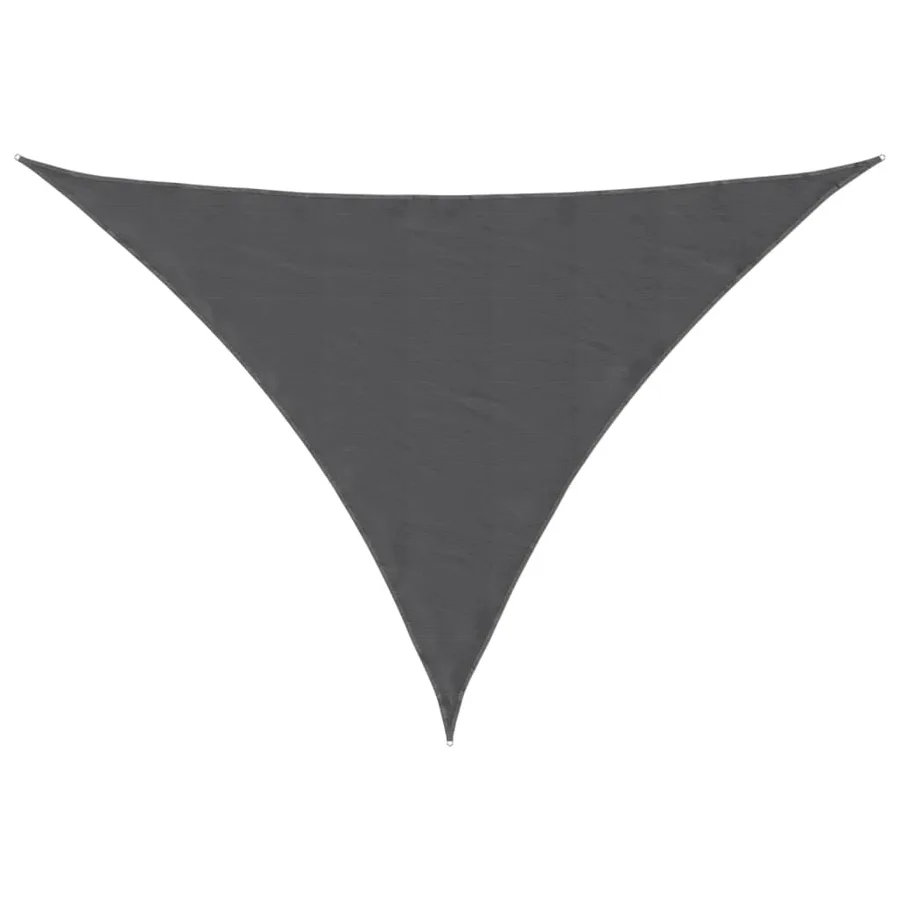 Voile de parasol tissu oxford triangulaire 3x3x4,24m anthracite - 2
