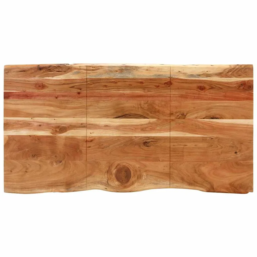 Table de salle à manger 154x80x76 cm Bois d'acacia solide - 6