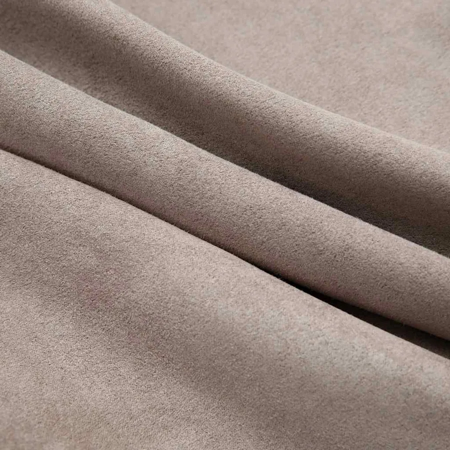 Rideaux occultants avec anneaux en métal 2 pcs Taupe 140x245 cm - 4