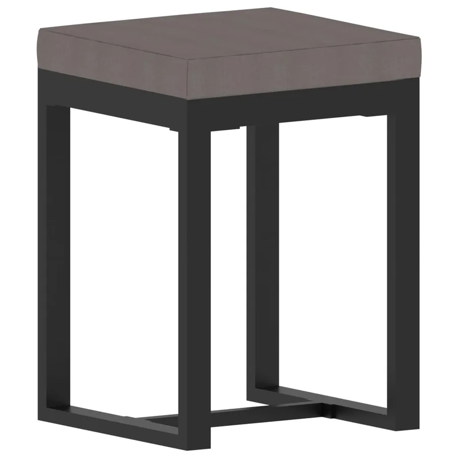 Salon de jardin 9 pcs avec coussins Résine tressée Anthracite - 10