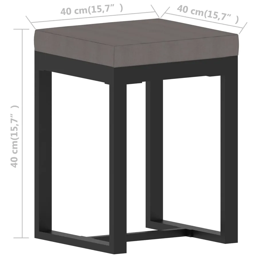 Salon de jardin 9 pcs avec coussins Résine tressée Anthracite - 14