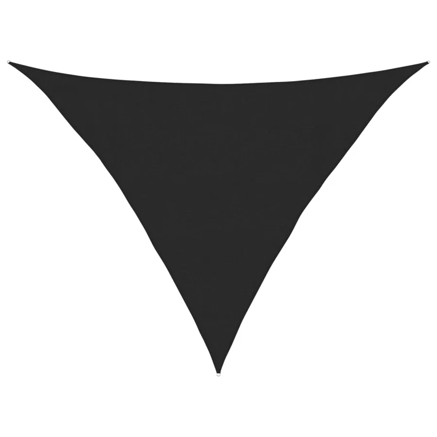 Voile d'ombrage 160 g/m² Noir 4x4x5,8 m PEHD - 2