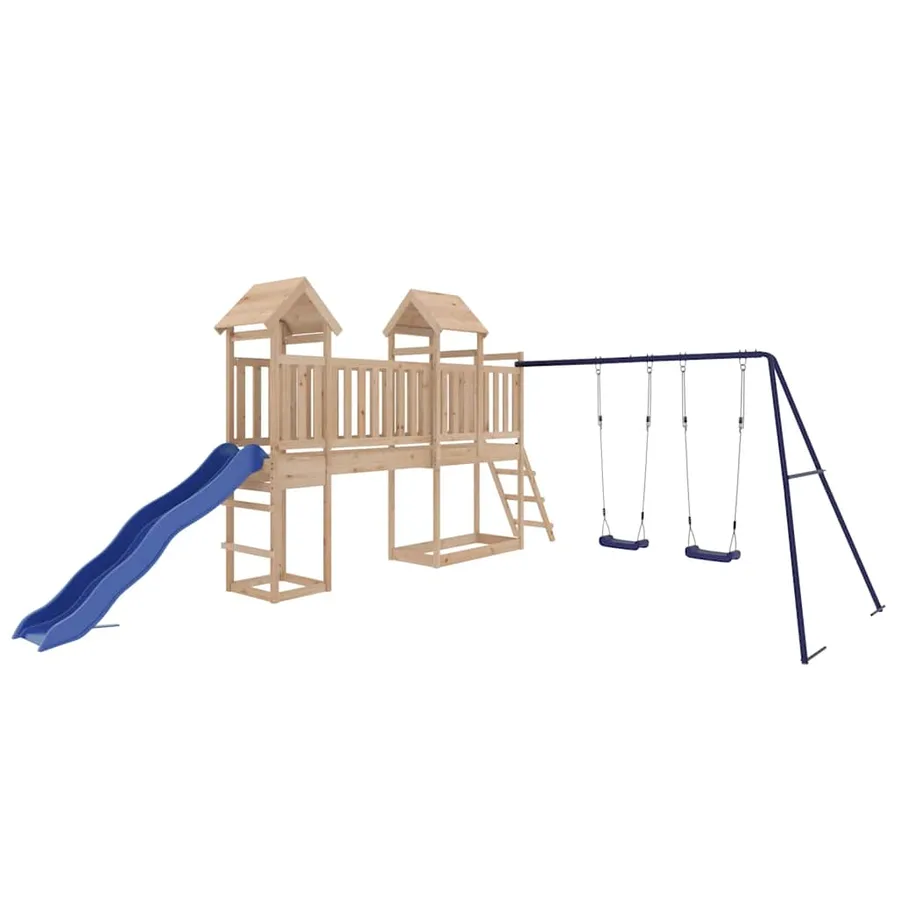 Aire de jeux d'extérieur bois de pin massif - 2