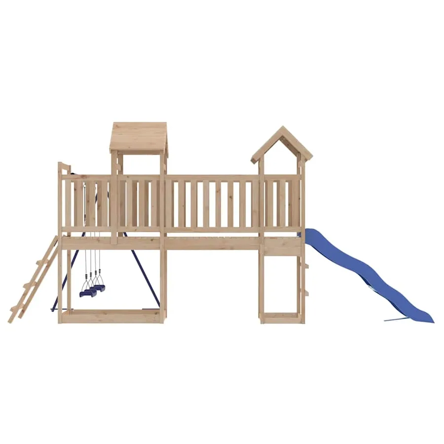 Aire de jeux d'extérieur bois de pin massif - 5