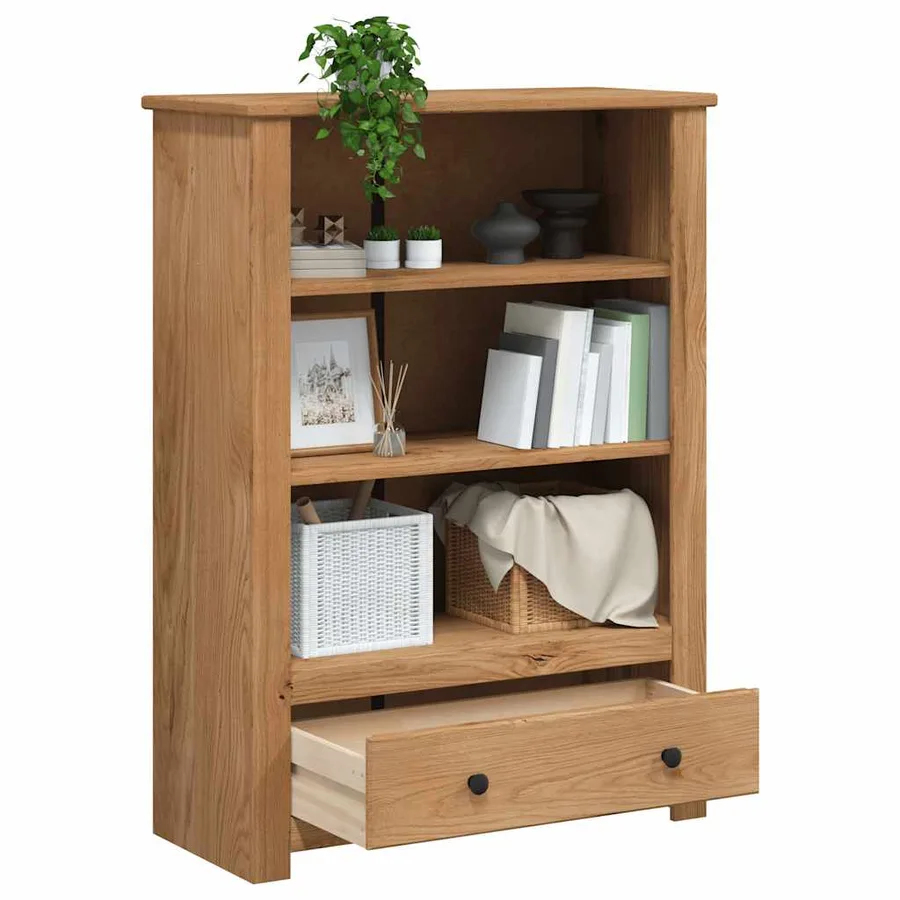 Bibliothèque 80x35x110 cm Bois de pin massif Assortiment Panama - 4