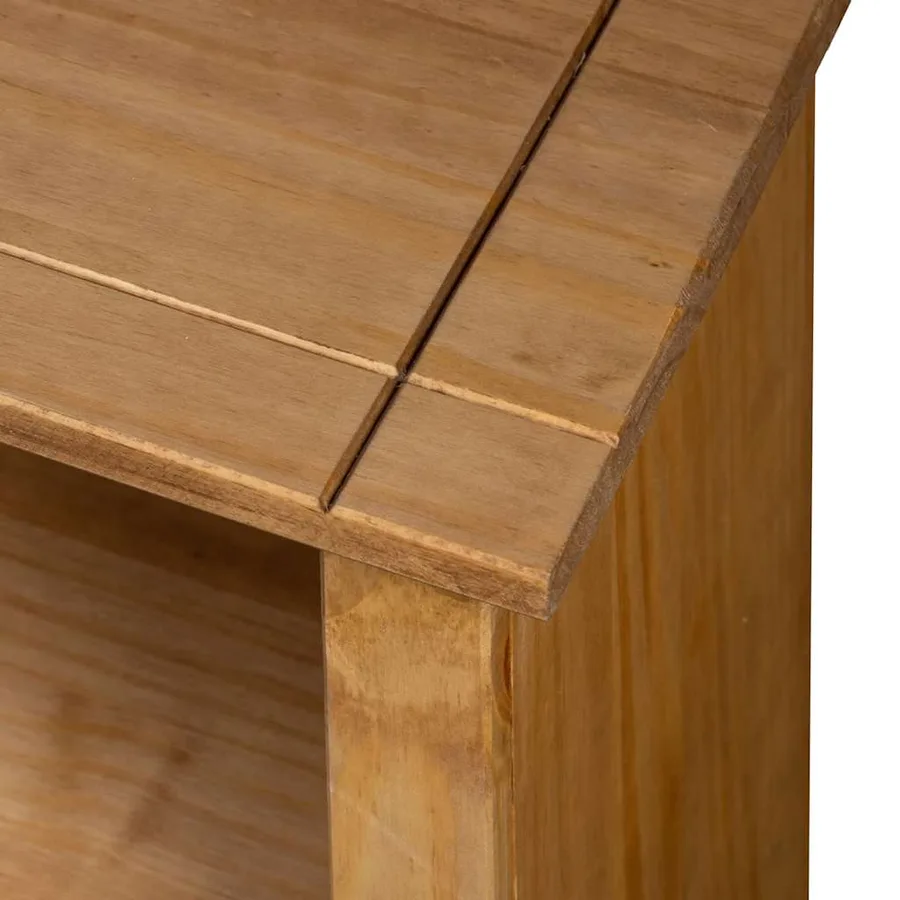 Bibliothèque 80x35x110 cm Bois de pin massif Assortiment Panama - 8