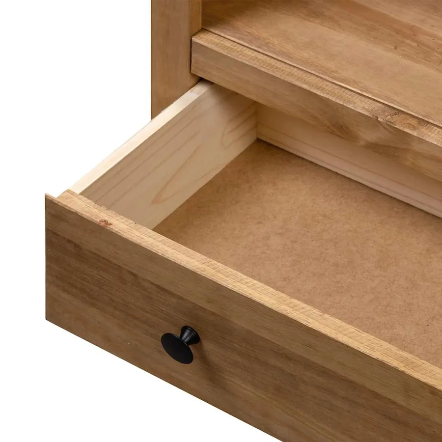 Bibliothèque 80x35x110 cm Bois de pin massif Assortiment Panama - 9